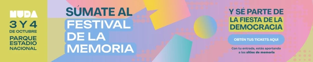 Súmate al Festival de la Memoria - Festival MUDA 3 y 4 de Octubre