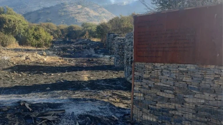 Comunicado: Incendio en el Sitio de Memoria Hornos de Lonquén