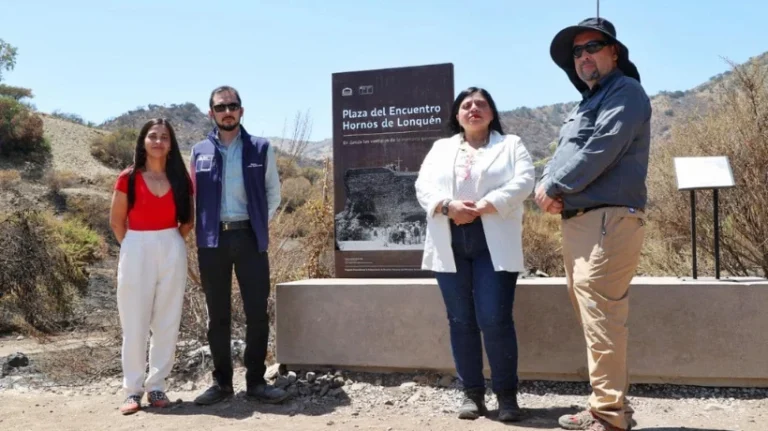 Visita inspectiva del Ministro de Bienes Nacionales Francisco Figueroa al Sitio de Memoria Hornos de Lonquén