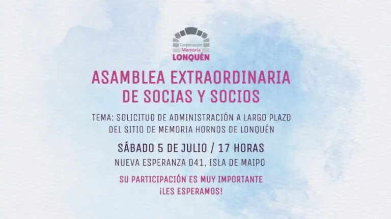 Asamblea Extraordinaria de Socias y Socios