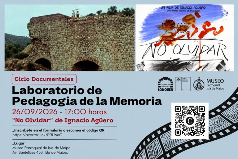 Corporación Memoria Lonquén inicia en Isla de Maipo ciclo de documentales y Laboratorio de Pedagogía de la Memoria